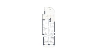 Villa floor plan, 3 bedrooms in AREA BEACH V LO MARABU No. 8