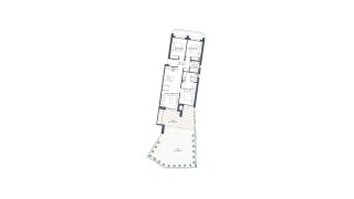 Villa floor plan, 3 bedrooms in AREA BEACH V LO MARABU No. 9